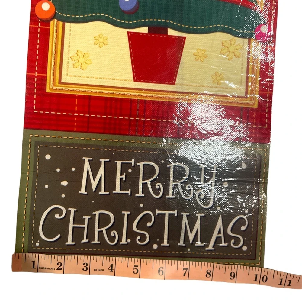 Merry Christmas Tree Hanging Banner 30” x 10”